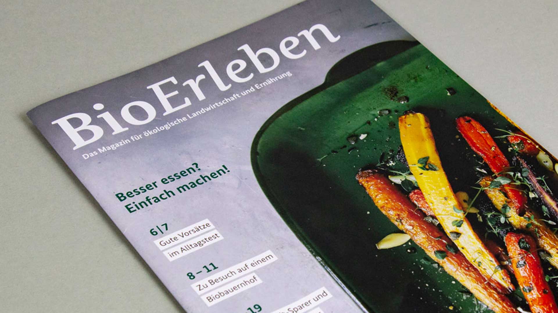 Cover des Magazins Bio Erleben